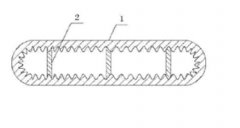 Flat oval aluminum tube for automobile radiator